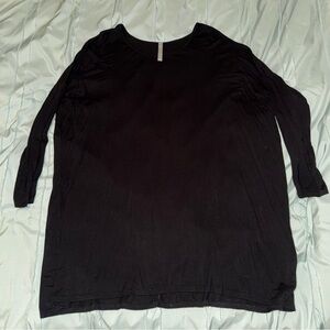 Black Long Sleeve Top